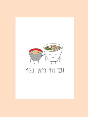 Miso Happy Pho You Card