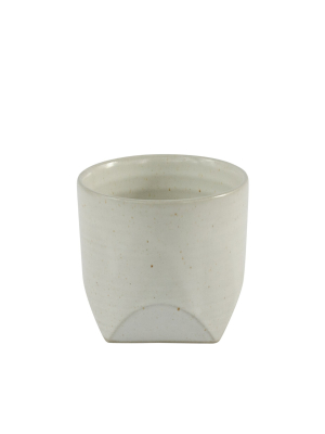 Ceramic Tumbler With Square Base