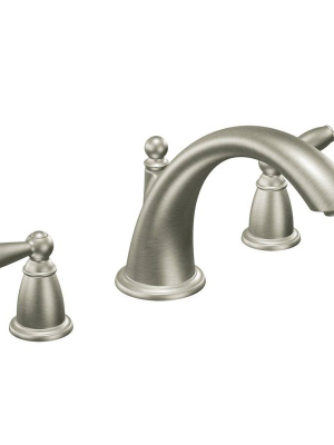 Moen T933 Deck Mounted Roman Tub Filler Trim - Brushed Nickel