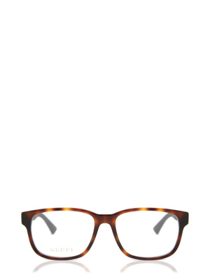 Gucci Eyewear Rectangular Frame Glasses