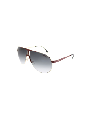 Carrera 1005/s Au2 Unisex Aviator Sunglasses Red Gold 66mm