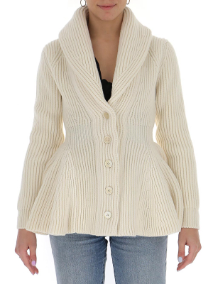 Alexander Mcqueen Buttoned Rib-knit Cardigan