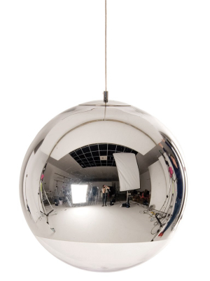 Mirror Ball Pendant 50 - Chrome