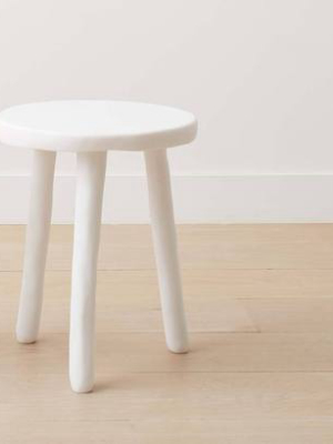 Resin Side Table And Stool By Tina Frey