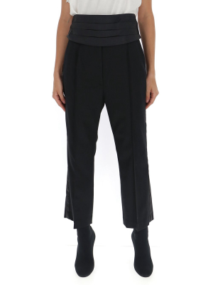 Mm6 Maison Margiela Tailored Belted Trousers