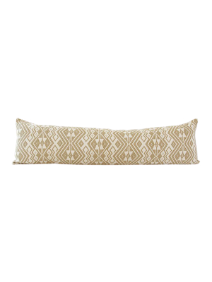 Golden Ebony Extra Long Lumbar Pillow - 14x50