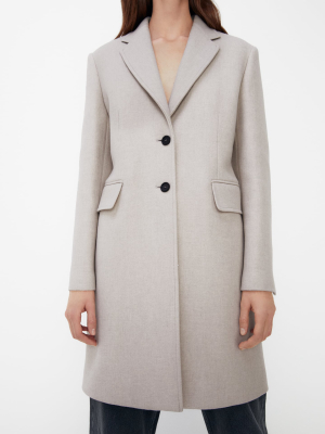 Menswear-style Coat