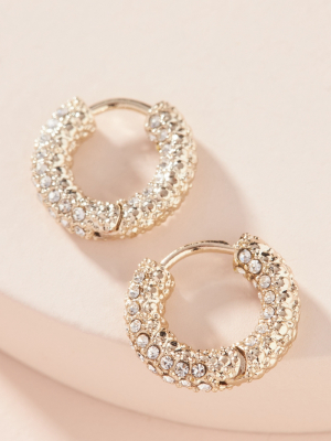 Alanna Huggie Hoop Earrings