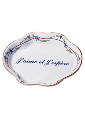 J'aime Et J'espere Ring Tray