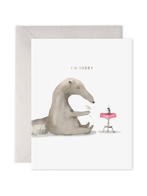 E Frances Paper Anteater Sorry