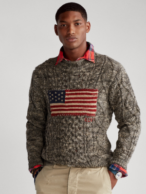 Flag Aran Marled Sweater