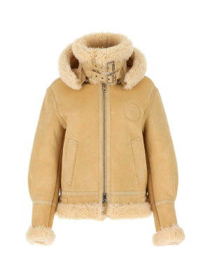 Chloé Shearling Aviator Jacket