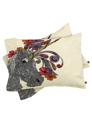 Valentina Ramos Unicornucopia Lightweight Pillowcase Standard Purple - Deny Designs