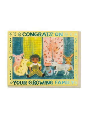 Growing Family Baby Card