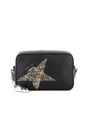 Golden Goose Deluxe Brand Studded Star Zipped Shoulder Bag