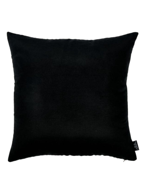 18"x18" Black Honey Decorative Throw Pillow Cover 2 Pcs In Set