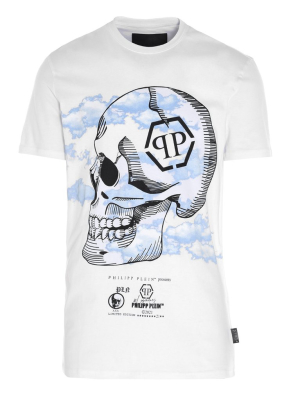 Philipp Plein Graphic Skull Print T-shirt