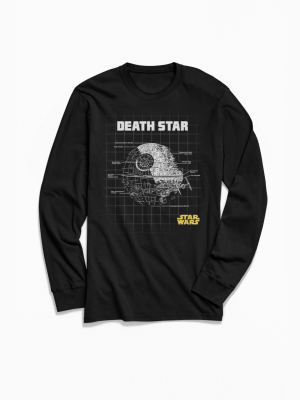 Star Wars Death Star Long Sleeve Tee