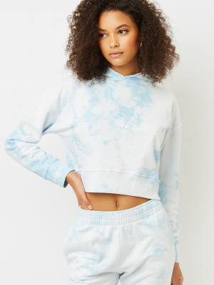 Burl Sweatshirt - Baby Blue Tie Dye