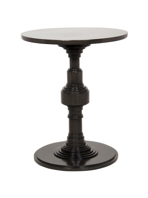 Noir Apollo Side Table - Pale