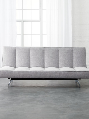 Flex Microgrid Grey Sleeper Sofa
