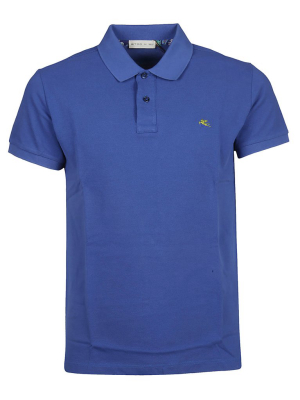 Etro Logo Embroidered Polo Shirt