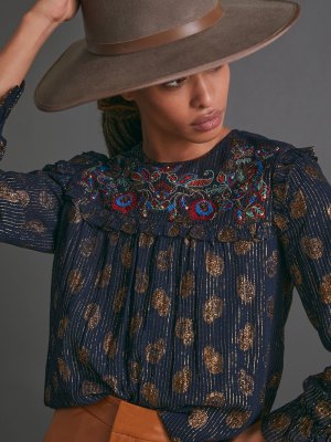 Francie Embroidered Blouse