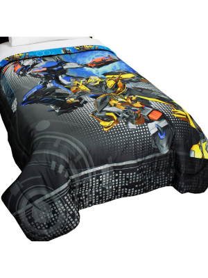 Twin Comforter Optimus Prime Alien Machines Bedding - Transformers..