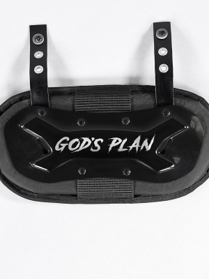 God's Plan Black Sticker For Back Plate