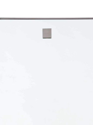 Hanging Rectangle Mirror (polished Nickel)