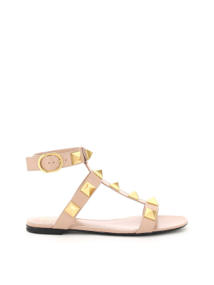 Valentino Garavani Roman Stud Flat Sandals