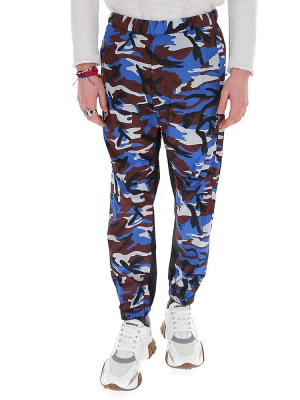 Prada Camouflage Printed Sweatpants