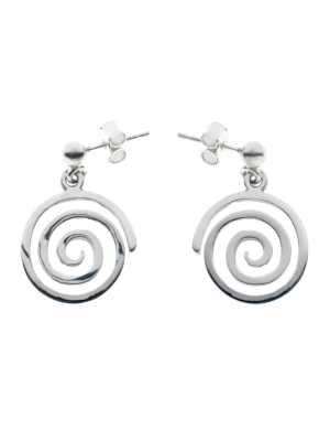 Spiral Drop Earrings