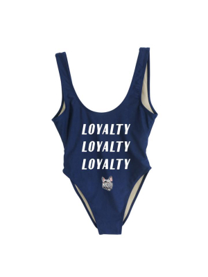 Loyalty Loyalty Loyalty [swimsuit W/ French Bulldog Patch]