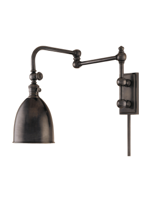 Hudson Valley Lighting Roslyn Sconce - Old Bronze