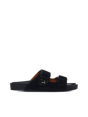 L'autre Chose Buckle Strap Sandals