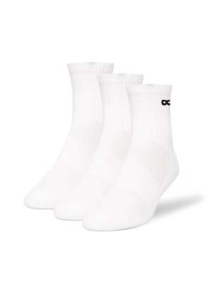 Whiteout Men's Cushion Ankle Socks 3 Pack