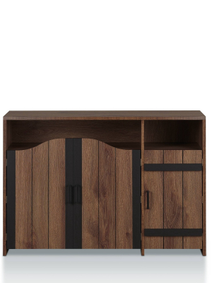 Trier Rustic Buffet Server Walnut - Mibasics