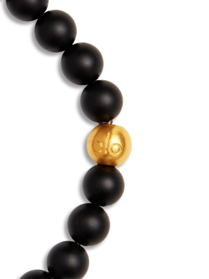 Black Onyx Mala Bracelet