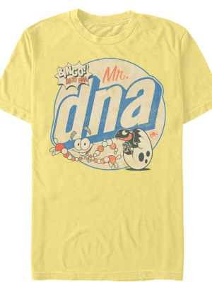 Men's Jurassic World Mr. Dna Cartoon T-shirt