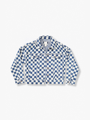 Girls Checkered Jacket (kids)