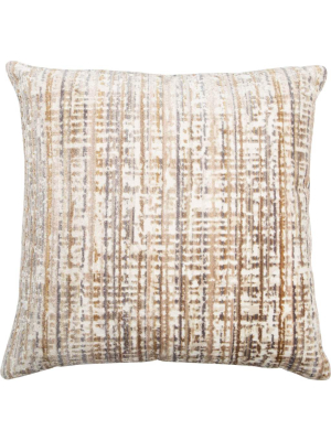 Tourist Throw Pillow, Sandstone