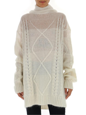 Maison Margiela Cable-knit Sweater