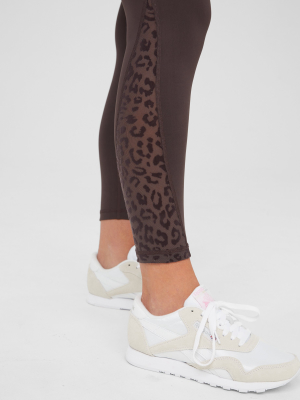 Offline Goals High Waisted Leopard Mesh Legging