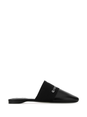 Givenchy Paris Logo Flat Mules