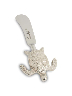 Julia Knight Sea Turtle Spreader Knife In Silver - Set Of 4