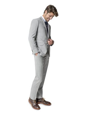 Thomas Classic Fit Pearl Grey Suit