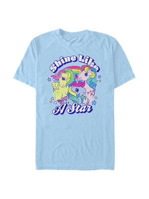 Men's My Little Pony Shine Like A Star Circle T-shirt