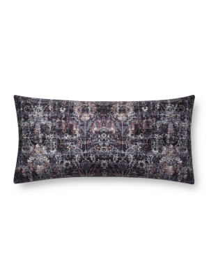 Abstract Black & Multi Pillow