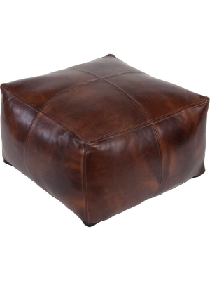 Shane Pouf Dark Brown